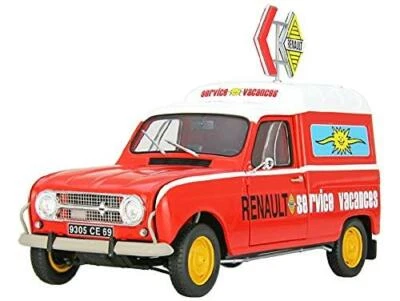 EBBRO 1/24 Plastica model kit Renault 4 Full Gonet Service Car dal Giappone 8761 - Immagine 1 di 4