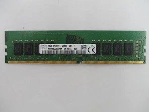 SK Hynix 16GB 2Rx8 PC4-2666V Non-ECC Unbuffered Desktop Memory HMA82GU6JJR8N-VK - Afbeelding 1 van 3