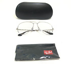 Ray-Ban Eyeglasses Frames RB6489 AVIATOR METAL II 2501 Silver 58-14-140