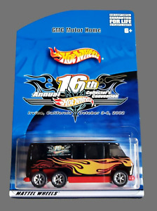 2002 Hot Wheels GMC MOTORHOME Black 16Th. Annual Collector's Convention CPC6 MOC