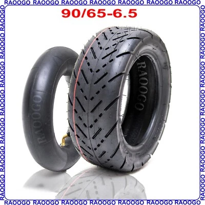 RAOOGO 11 inch 90/65-5 Tire + Tube Street Tire fit Dualtron Kaabo Electric Scooter