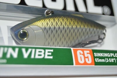Duel Hardcore Flashi'n Bass Vibe 2 5/8" 3/4oz hierba carpa r1368-mfn Foto 1 de 4