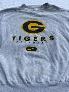 VTG 90s Grambling State University Tigers Size 3XL Heavy Cotton Sweatshirt Nike - Picture 1 of 22
