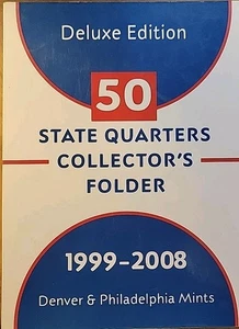 50 State Quarters Collector's Folder. 1999-2008. almost complete! - Picture 1 of 5