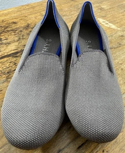 Mocasín Rothy’s The Talla 8 Gris Taupe Tejido Punta Redonda Informal Cómodo Profesor - Imagen 1 de 6