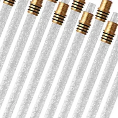 10PCS Wine Bottle Torch Wicks Kit Fiberglass Wicks With Brass Torch Wick Holder❀ - Image 1 of 4