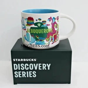 Taza de té de café de cerámica Starbucks Discovery Series Albuquerque Nuevo México - Imagen 1 de 9