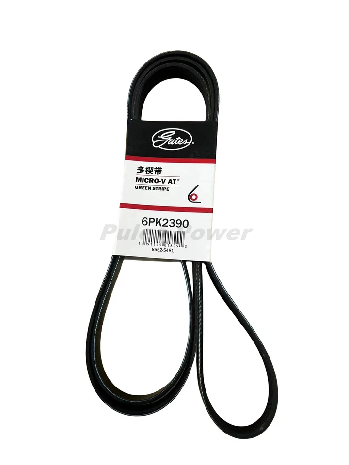 Cinturón accesorio puertas OEM 6PK2390 para Mercedes-Benz C300 C350 CLK320 E500 SL500 Foto 1 de 4