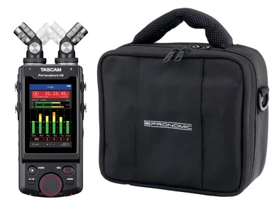Tascam Portacapture X8 Digitalrecorder Set Stereo USB Interface Mikrofon Tasche - Bild 1 von 4