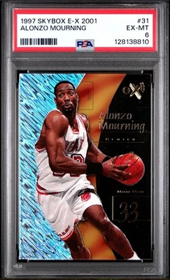 Skybox E-X2001 #31 1997-98 Alonzo luto excelente-como nuevo (ex-como nuevo) PSA 6 Foto 1 de 2