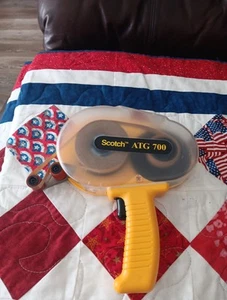 3M Scotch ATG 700 Adhesive Transfer Tape Applicator Yellow Handheld 6.4-12mm - Picture 1 of 6
