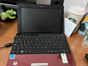 Netbook Notebook Asus Eee Pc 1005PX-Red035 Windows 7 10.1" 250GB 1GB DDR2SDRAM - Imagen 1 de 10