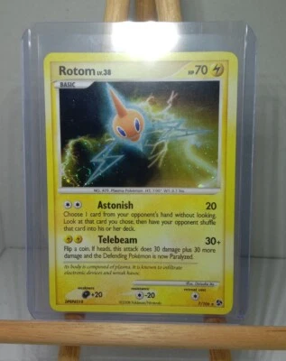 2008 Pokémon TCG Great Encounters Rotom 7/106 Holo Swirl Rare  - Image 1 of 3