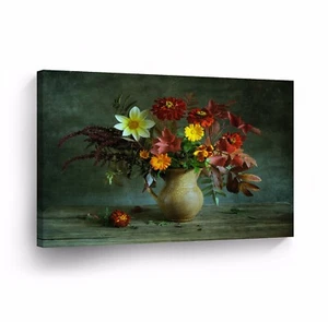 Modern Oil Painting on Canvas Print Wall Decor Art Framed %100 Handmade OPH17 - Picture 1 of 4