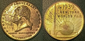 Etats-Unis - médaille Exposition universelle de New York 1939 George Washington - Imagen 1 de 1