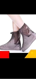 2PCS Reusable Waterproof Shoes Cover Rain Boots Anti-slip Overshoes 2XL- NEW - Picture 1 of 3