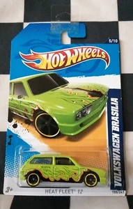 2012 Hot Wheels Volkswagen Brasilia Heat Fleet 12 Long Card 155/247 #5/10 - Picture 1 of 9
