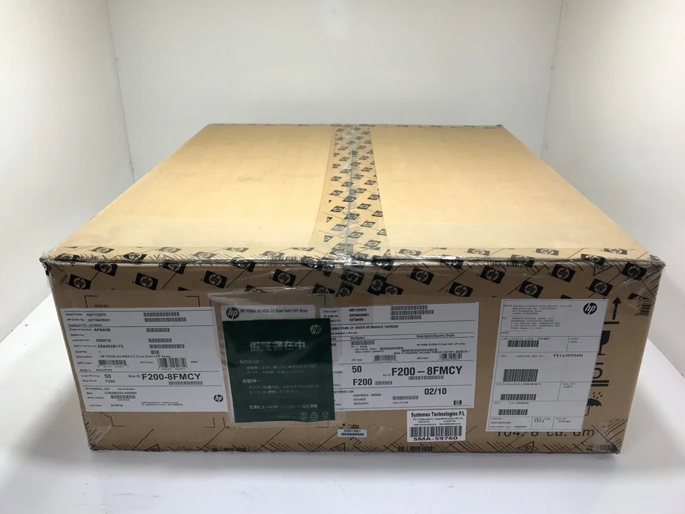 AP845B- HPE StorageWorks P2000 G3 FC Dual-Controller LFF Array  - Image 1 of 1