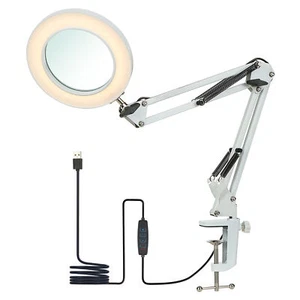 64  Lupenleuchte Lupenlampe mit Clip Lupe Licht 10 Helligkeitsstufen I6M6 - Bild 1 von 11