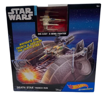 Star Wars Hot Wheels Star Ships Disney Death Star Trench Run Play Set - Image 1 of 4