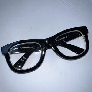+2.50❤️Betsey Johnson BLACK THICK Frame Reading Glasses Readers +2.50 - Picture 1 of 6