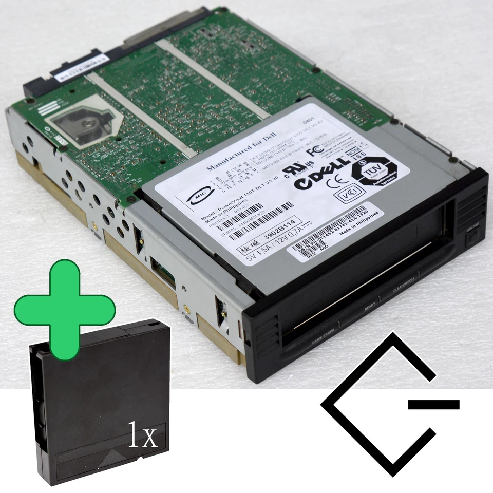 Dell SCSI Ultra Wide Others 68PIN 68 Pin Dlt Drive Tape Streamer + Band M791 - Image 1 of 4