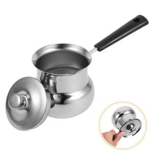 Stainless Steel Milk Pot Baby Food Heating Small Pots for Cooking - Imagen 1 de 12