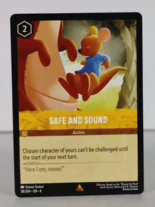 Safe and Sound - Azurite Sea - 30/204 - Lorcana TCG - Rare - Picture 1 of 6