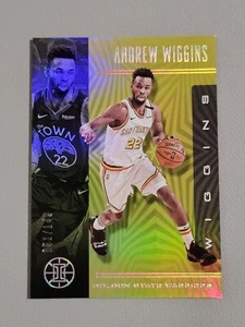2019-20 Illusions Trophy Collection Andrew Wiggins #22 Yellow /149 - Warriors - Picture 1 of 7