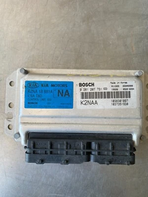 02 03 Kia Spectra 2002-2003 ECU/PCM/ECM K2NA18881A / 0261207731 Foto 1 de 2