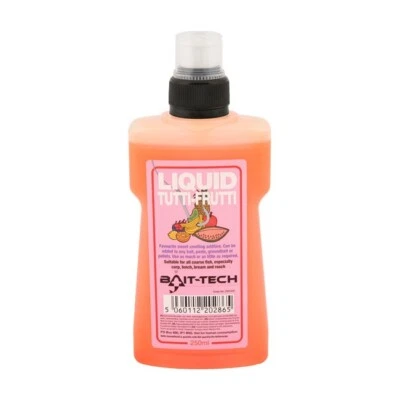 Bait Tech Liquid Tutti Frutti - 250ml Fishing Bait Attractant - Match & Coarse - Image 1 of 3