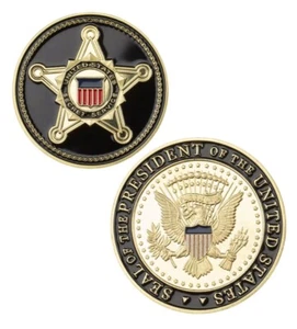 NEW - United States Secret Service Challenge Coin w/Presidential Seal - Picture 1 of 3