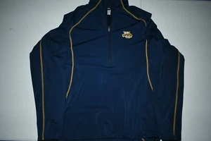 Chaqueta Pullover Para Hombre Marquette Golden Eagles L 1/2 Cremallera (Azul Marino) Uso Nivel - Imagen 1 de 3