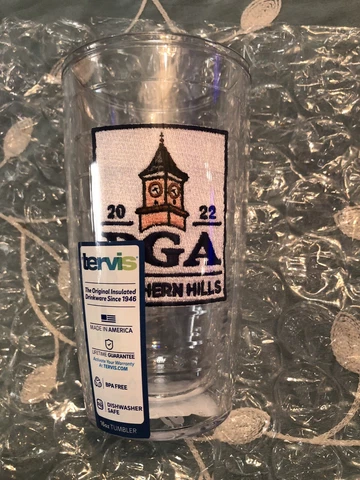 2022 PGA Championship Southern Hills Tervis Tumbler Drink Container Brand New Cover