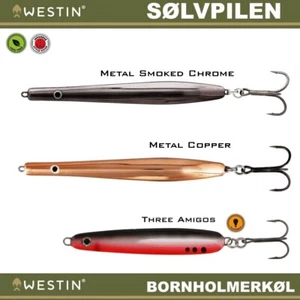 Blinker WESTIN Sølvpilen 2 Farben Set 24g + BORNHOLMERKØL 1 Stück  8cm / 22g - Bild 1 von 4