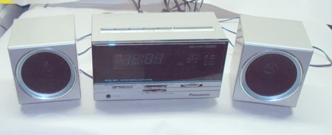 Panasonic Model RC-6610D Digital Dual Alarm Clock AM/FM Radio Stereo Accu-Set Cover