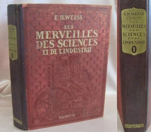 VINTAGE FRENCH 1926 HARDCOVER ALBUM BOOK – MARVEILLES DES SCIENCES - Picture 1 of 13