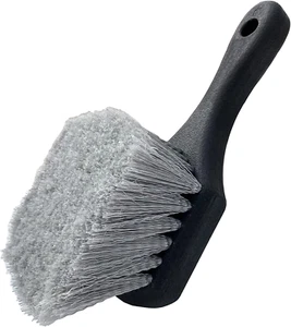 Wheel & Tire Brush for Car Rim, Soft Bristle Car Wash Brush, Cleans Tires & Rele - Picture 1 of 6