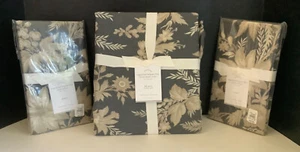 Nuevo edredón de lino belga Pottery Barn Augustine 2 fundas estándar nuevo con etiquetas - Imagen 1 de 1