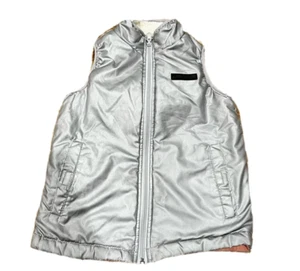 Buffalo David Bitton Girls Reversible Vest & Sweatshirt Set , Navy/Silver ,S-7/8 - Picture 1 of 3