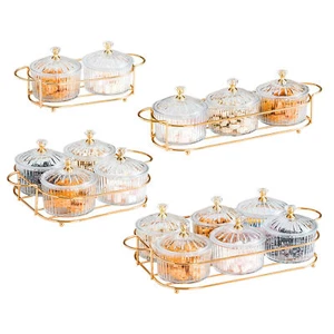Snack Serving Dessert Bowls Dried Fruit Tray Stand Dishes Compote Container New - Picture 1 of 16