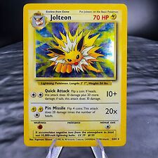 Jolteon 4/64 Holo Unlimited Jungle - MP No Set Symbol Error Pokemon Card