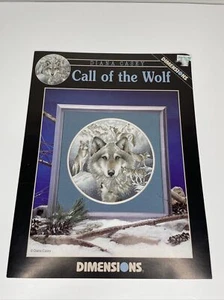 NEW - Dimensions Instructions “Call Of The Wolf” By DIANA CASEY - Picture 1 of 3