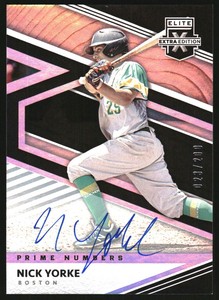 2020 Elite Extra Edition Signatures Prime Numbers A #17 Nick Yorke Auto /200