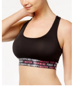 Energie Active Juniors' Olivia Graphic Sports Bra, Black, Size L - Picture 1 of 1