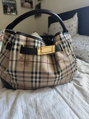 Burberry Haymarket Check Hobo Bag Shoulder Strap - Image 1 of 4