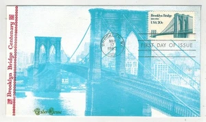 1983 BROOKLYN BRIDGE CENTENNIAL 2041 JOHN ROEBLING ALLOVER CACHET - Picture 1 of 1