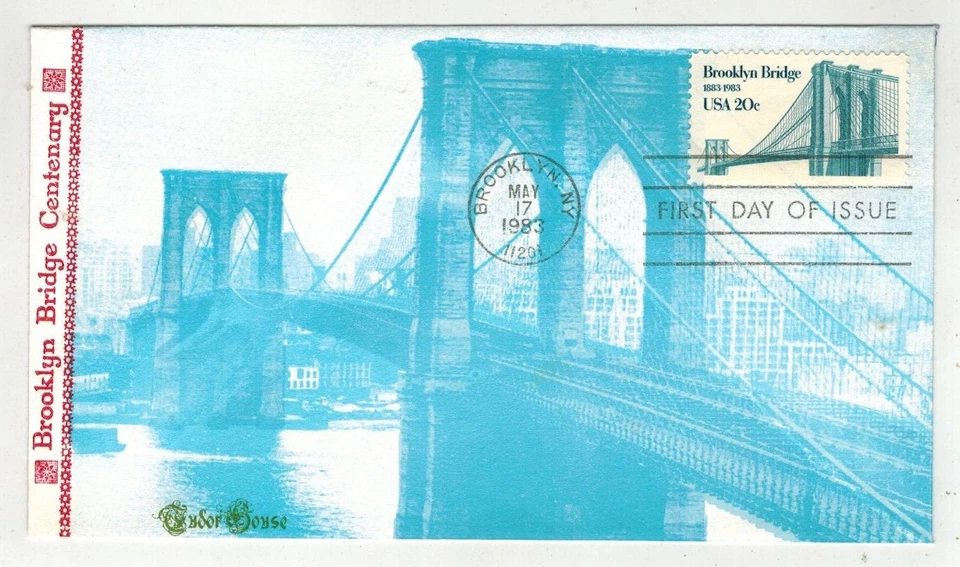 1983 BROOKLYN BRIDGE CENTENNIAL 2041 JOHN ROEBLING ALLOVER CACHET - Image 1 of 1
