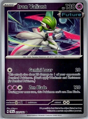 Iron Valiant -, SV05: Temporal Forces, 079/162, Uncommon - Image 1 of 2