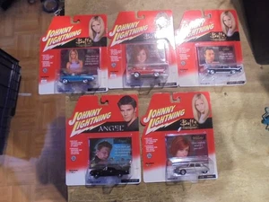 JOHNNY LIGHTNING 1 64 BUFFY THE VAMPIRE SLAYER 5 CAR LOT CHEVY GTX DESOTO new - Picture 1 of 3